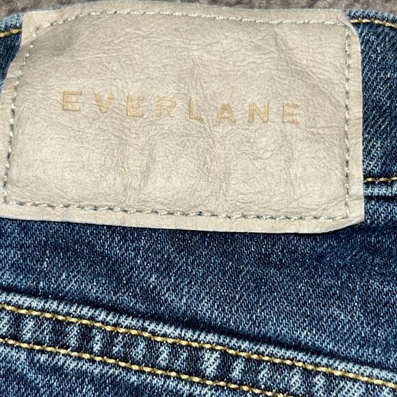 EVERLANE THE ORIGINAL CHEEKY JEAN - Medium Wash Blue - Organic Cotton - EUC - 27 - Picture 9 of 12